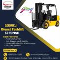 Godrej Diesel Forklift Truck, For Warehouse, Side Loader