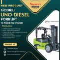 Godrej Uno Diesel Forklift, 1.5 Ton