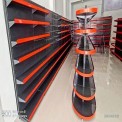 Gondola Mild Steel Supermarket Double Sided Center Display Rack