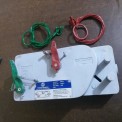 GRAY AUTOMATIC SAFETY BLOCK FOR 16 MM WIRE ROPE