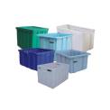 Green Blue Red Yellow Round Stackable Crates, Capacity: 15lit