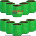 Green Orange Round Coco Peat Grow Bag, Size: 18x12