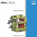 Green Portable Thicknesser Planer, 3 HP, For Wood Working