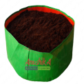 Green/Orange Round Anushika Agri Tree Grow Bags, For Flowers, Size: 15x15