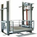 HK Industries Dual Mast Hydraulic Goods Lift