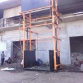 HK Industries Dual Mast Hydraulic Goods Lift