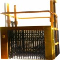 HK Industries Dual Mast Hydraulic Goods Lift