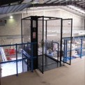 HK Industries Dual Mast Hydraulic Goods Lift