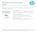 HP M610DN Laserjet Enterprise Printer, Black & White