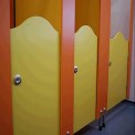 HPL Compact Board Children Toilet Cubicle