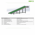 IMEC Inclined Belt Conveyor, Material Handling Capacity: 1-50 Kg