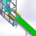 Industrial Inclined Belt Conveyor
