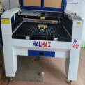 Industrial Water Chiller Co2 Laser Cutting Machine Double Head HM - 1410 -130 W, Compressor