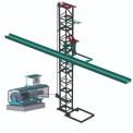 Innomac >10 (m) 12 mtrs Rebars Lifting Attachment for Material Hoist, Capacity: 1-3 ton