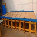 Interlocking Paver Block Vibrating Table, For Construction, Double Mast