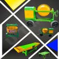 Interlocking Tiles Making Machine, For Industrial