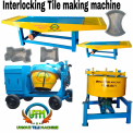 Interlocking Tiles Making Machine, For Industrial