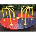 Iron Playground Equipment Outdoor Merry Go Round