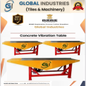Iron Vibro Forming Table, Capacity: 2500-3000 Block Daily