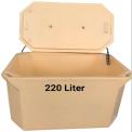 Ivory Box 220 Litre LDPE Insulated Ice Box, Thickness: 20mm