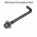 J Mild Steel Foundation Bolt, Diameter: 4 mm, For Fabrication Work