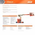 JLG E300AJP 11mt 300AJP Electric Articulating Boom Lift, Platform Capacity: 230 kg, Horizontal Outreach: 6.77 M