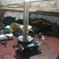 Jyoti Hydraulic Polished SS Worm Gear Screw Jacks for Industrial