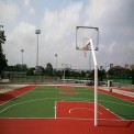 KEEPFIT Mild Steel Fixed Basket Ball Pole, Size: 10ft