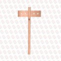 LEESAS T Type Copper Bonded Rod Earth