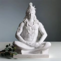 Mahadev Marble Statue, Color: White, Temple