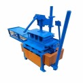 Manual concrete block making machine