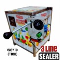Manual SS POUCH SEALER WITH 3 LINE