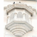Marble Jharokha, Design: Carving
