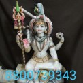 Marble Shankar Murti, Color: Multicolor, Temple