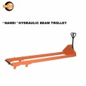 Material Handling Equipment Manual Ambur Nandi Hydraulic Beam Trolley, Capacity: 2.5 Ton, Model Name/Number: N3HPT-2.5T
