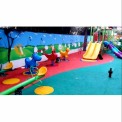 Matte EPDM Playground Flooring, 15 mm, Blue