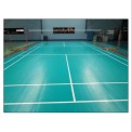 Matte PVC Indoor Badminton Court Flooring