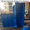 Mild Steel 100 Ton Hydraulic Baling Press Machine