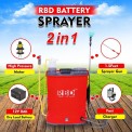 Mild Steel 12V 8Ah Battery Operated Sprayer, 20L
