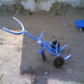Mild Steel 3 Wheel Drum Trolley, For Industrial