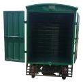 Mild Steel 9 Feet Three Wheeler Cargo Container, Storage Capacity(T): 10 ton