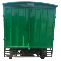 Mild Steel 9 Feet Three Wheeler Cargo Container, Storage Capacity(T): 10 ton