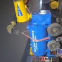 Mild Steel Blue Stone PTO Tractor Mounted Anti Smog Gun 50 Mtr, Automation Grade: Fully Automatic