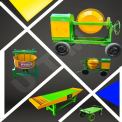 Mild Steel Cement Tile Making Machine For Street