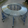 Mild Steel Depend The Product FLEXIBLE ROLLER CONVEYOR
