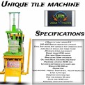 Mild Steel Designer Tiles Making Machine, For PAVER BLOCK