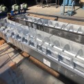Mild Steel Double Screw Conveyor