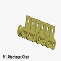 Mild Steel Double Sprocket Tapered Roller Conveyor Attachment Chain