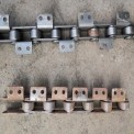 Mild Steel Double Sprocket Tapered Roller Conveyor Attachment Chain