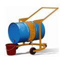 Mild Steel Drum Lifter Trolley, No Of Wheels: 3 Wheels, Loading Capacity: 400 Kg